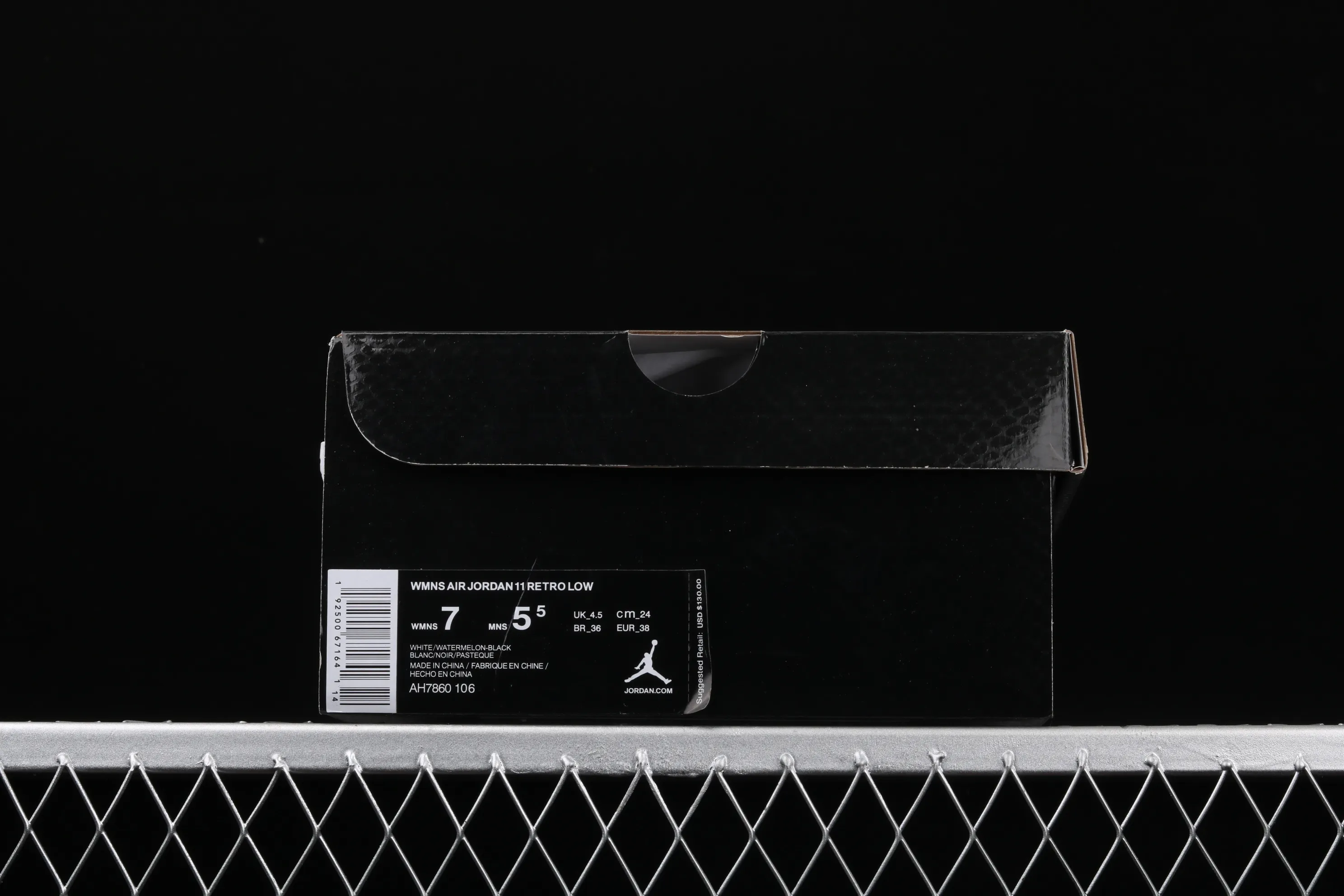 All categories Air Jordan Jordan series basketball shoes Air Jordan 11 Air Jordan 11 Low Retro "Snakeskin" "Pink snake pattern" AH7860-106